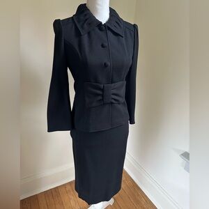 Diane von Furstenberg Black Suit Jacket size 8